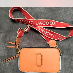 Marc Jacobs Orange Bag with Red Strap